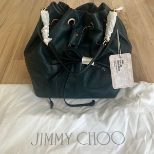 Jimmy Choo Juno OCHL 028 Forrest green purse.